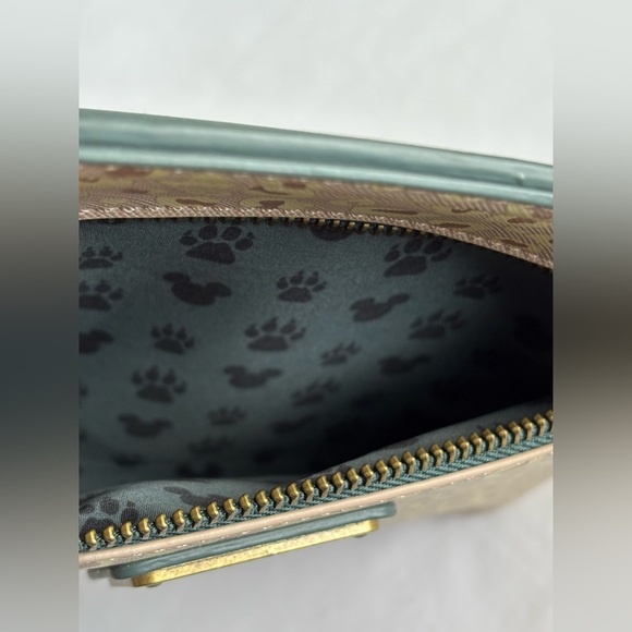 Loungefly Disney Mickey Pluto Leopard Crossbody Bag BoxLunch Exclusive - Picture 7 of 16